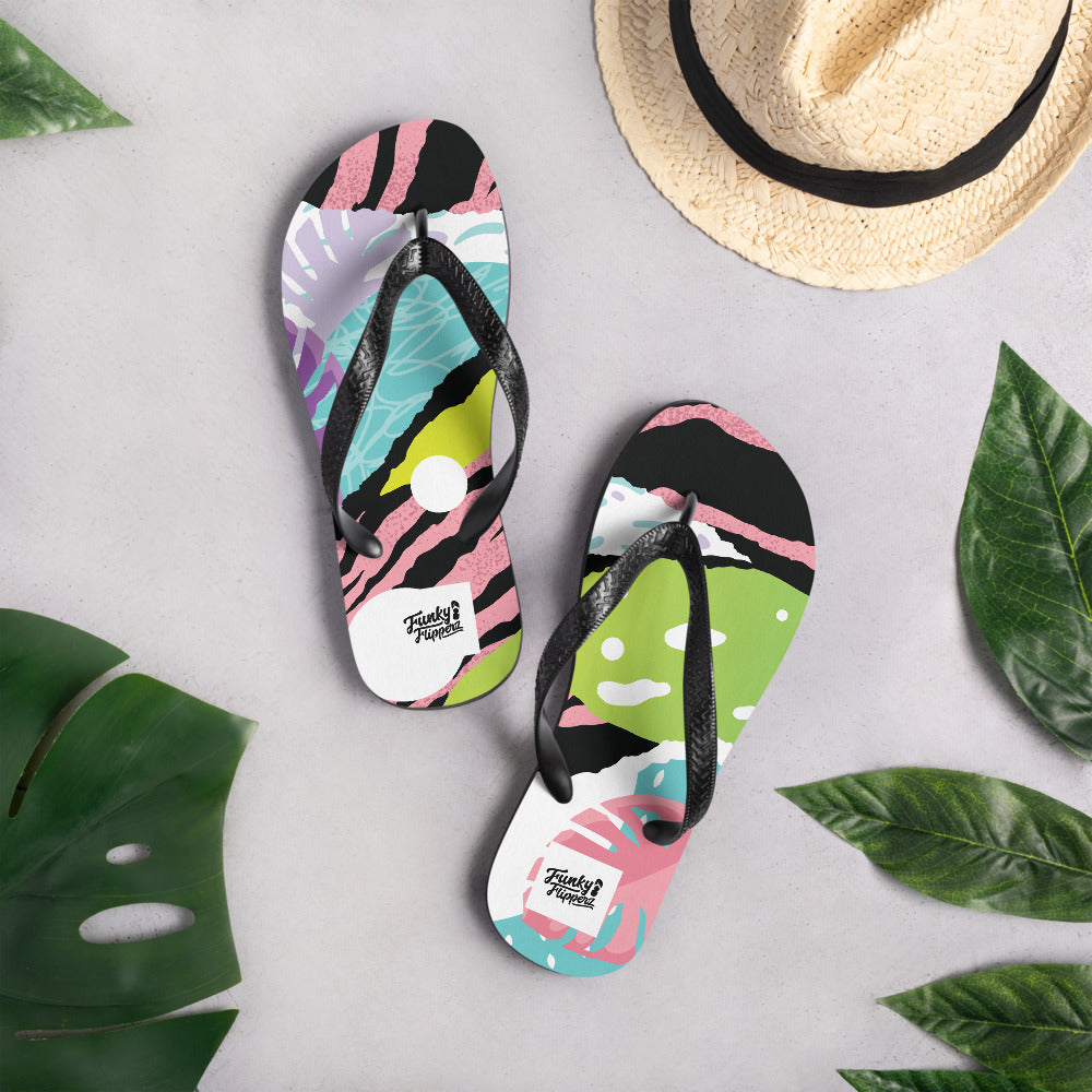 funky flip flops