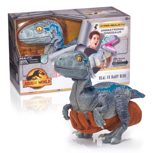 Jurassic World Realfx - Baby Blue Dinosaurio Interactivo – Poly Juguetes