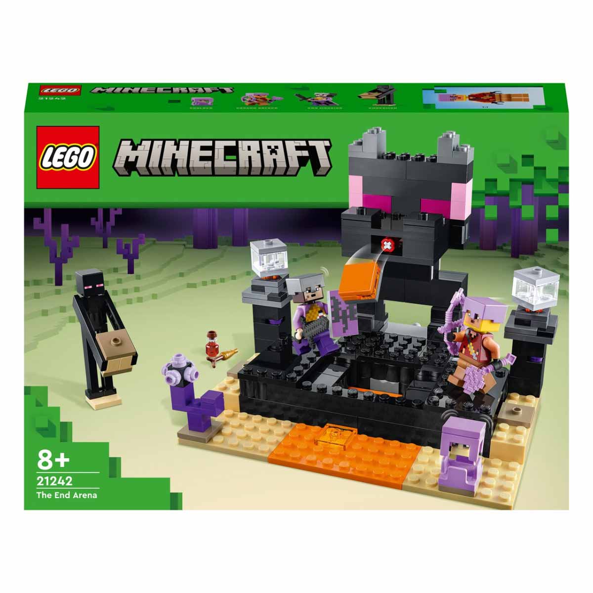 simplemente Pedagogía Lío Lego Minecraft: El Combate En El End - 21242 – Poly Juguetes