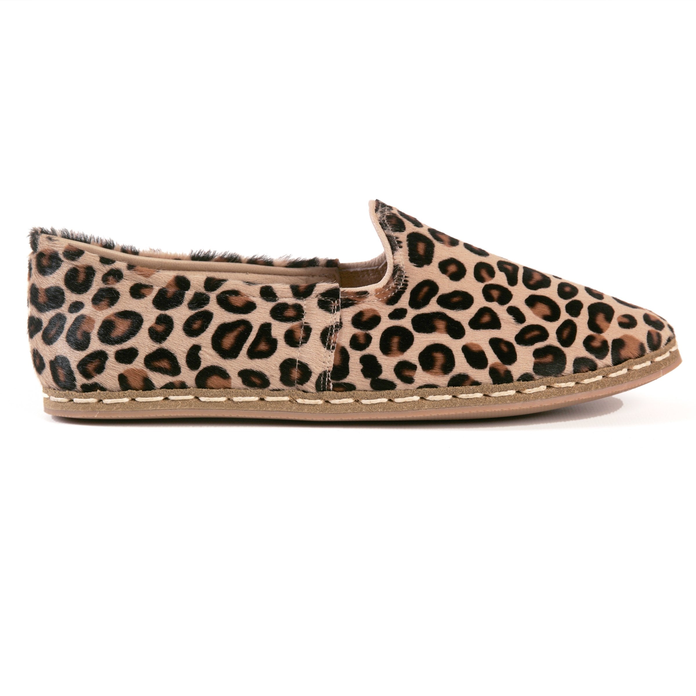 leopard leather shoes