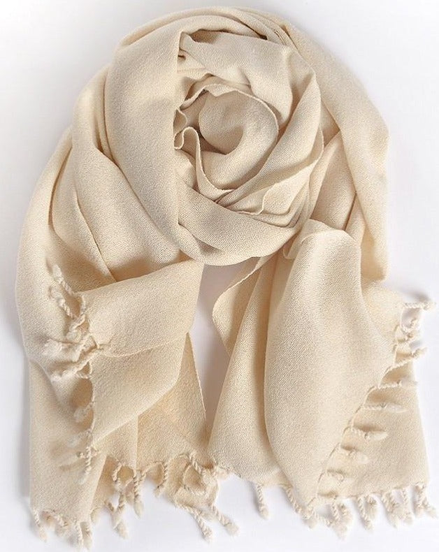 Håndvævet Peace Silke Wool sjal | Silketørklæde – themazi
