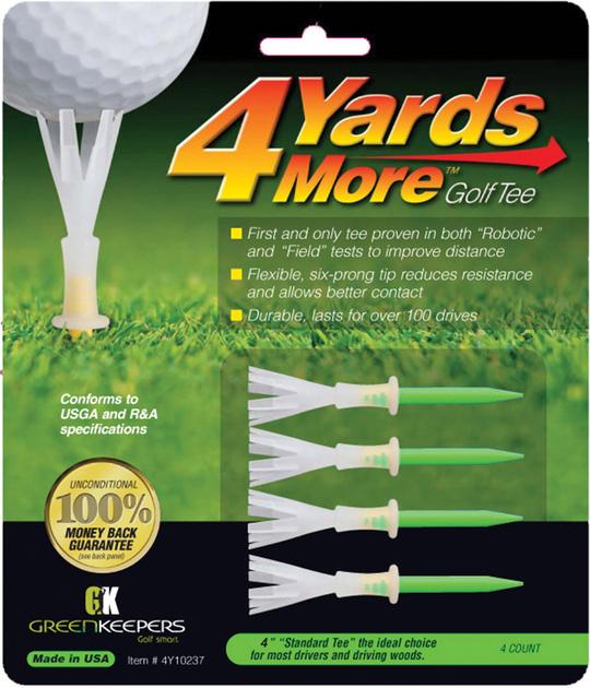 Discount Golf Company | (3) 4-Tee Packs - 4 Yards More Golf Tees, All Sizes  Within