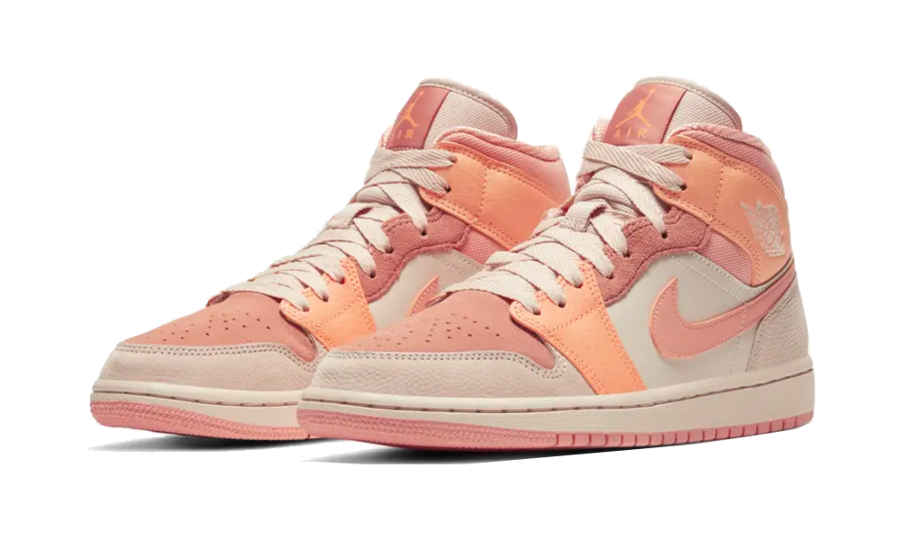 air jordan 1 pink and orange