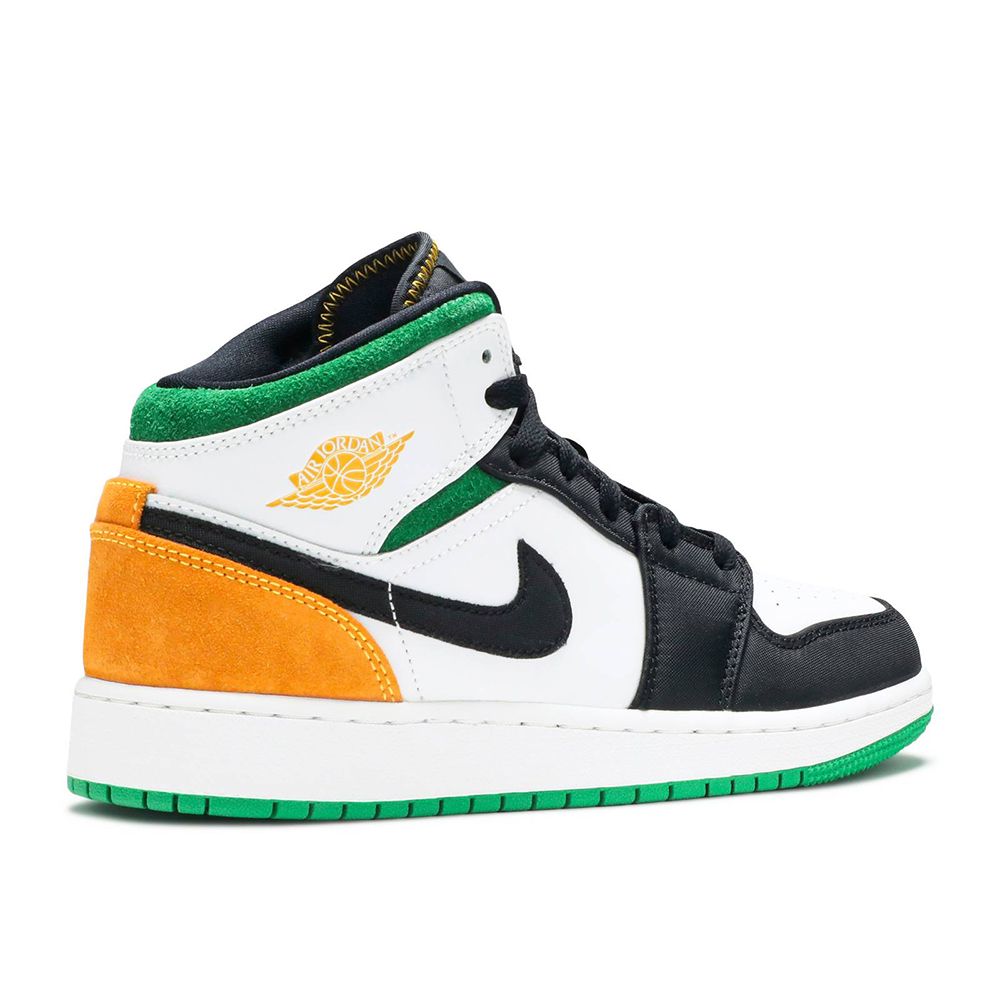 nike air jordan 1 mid lucky green