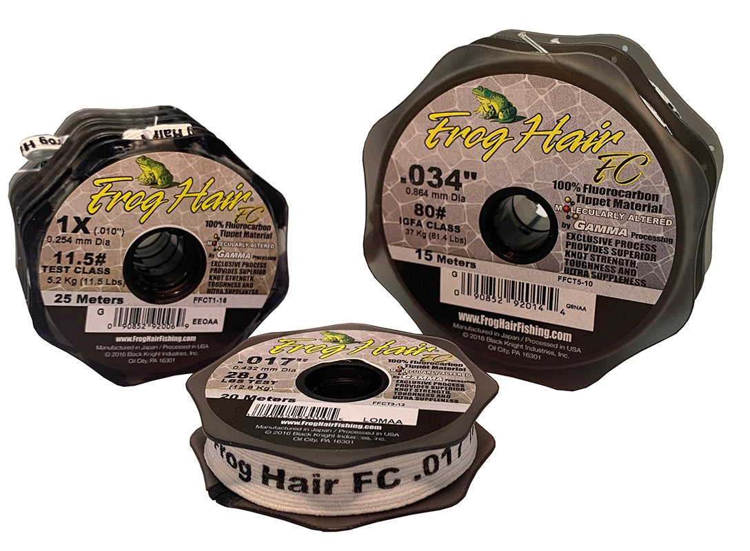 Frog Hair NEW Stiff Fluoro 9ft Trout Fishing Leaders 