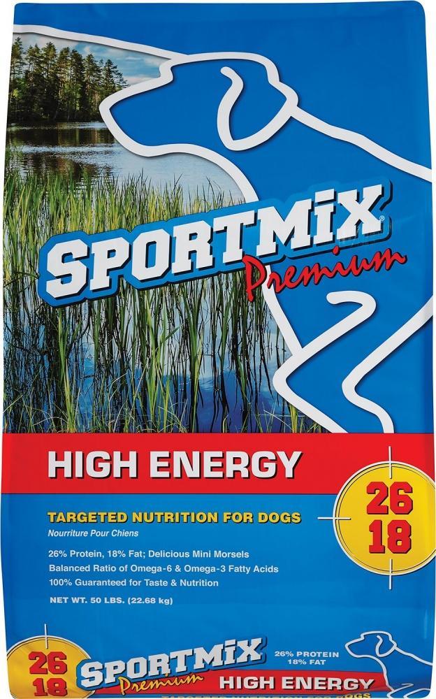 black sportmix dog food