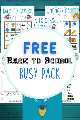 Free Back to school busy pack