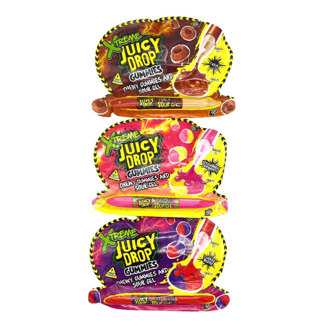 Juicy Drop Xtreme Gummies And Sour Gel 57g Sweet Craze Ltd 