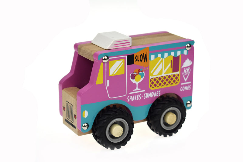 wooden ice cream van