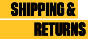 shipping & returns
