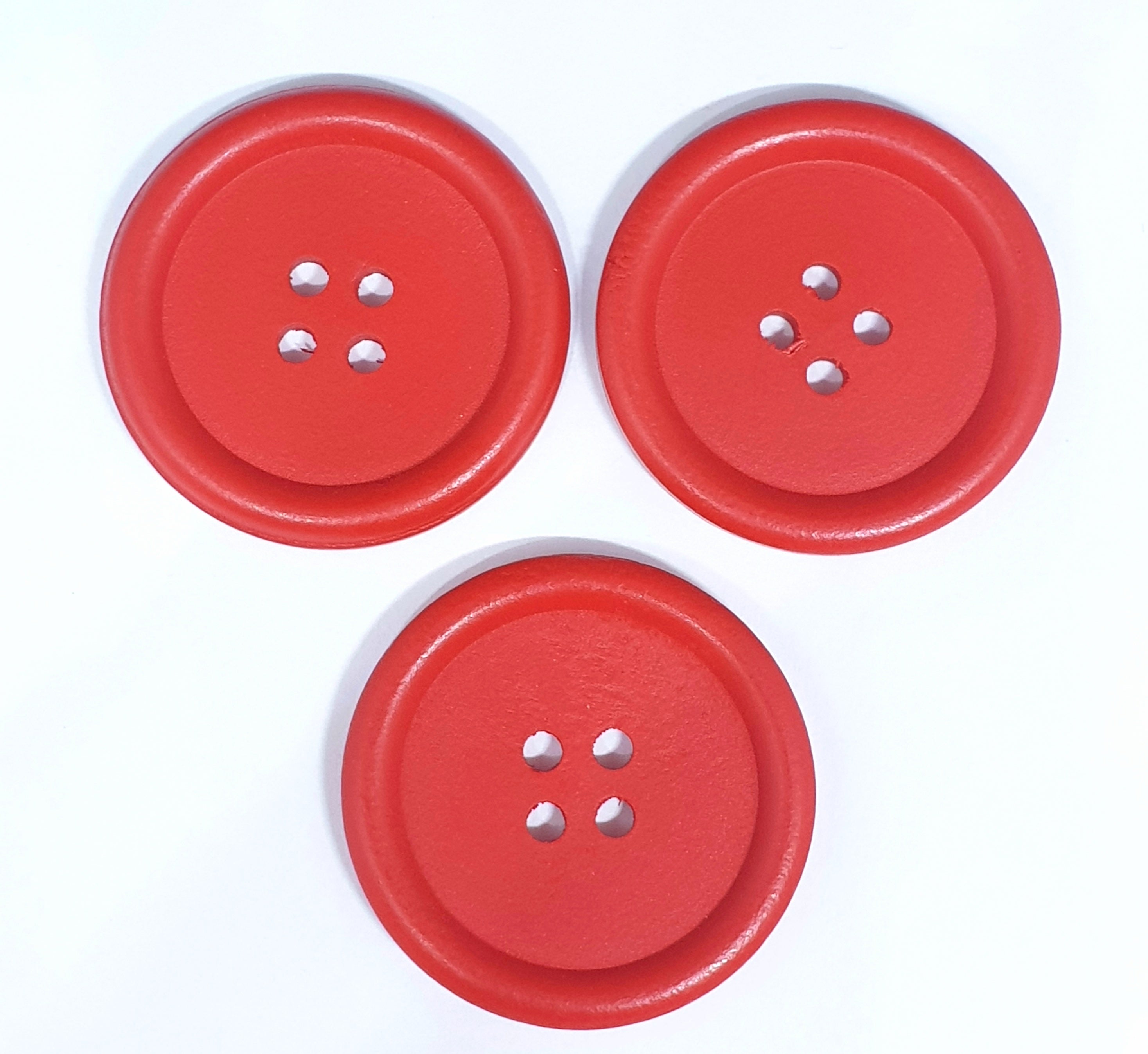 wooden sewing buttons