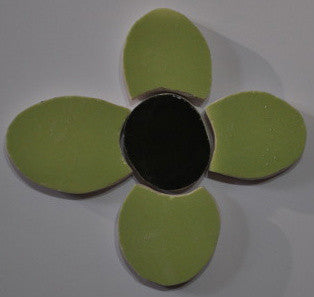 how to make ceramic flowers for mosaics