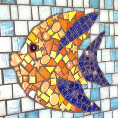 mosaic fish to plan your mosaic background