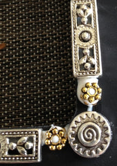 using metal beads in mosaics