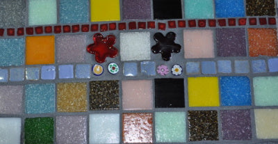 mosaic finished using the indirect method of mosaics