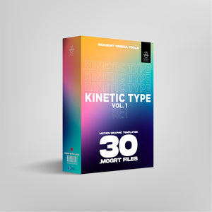 Kinetic Type Pack Vol1