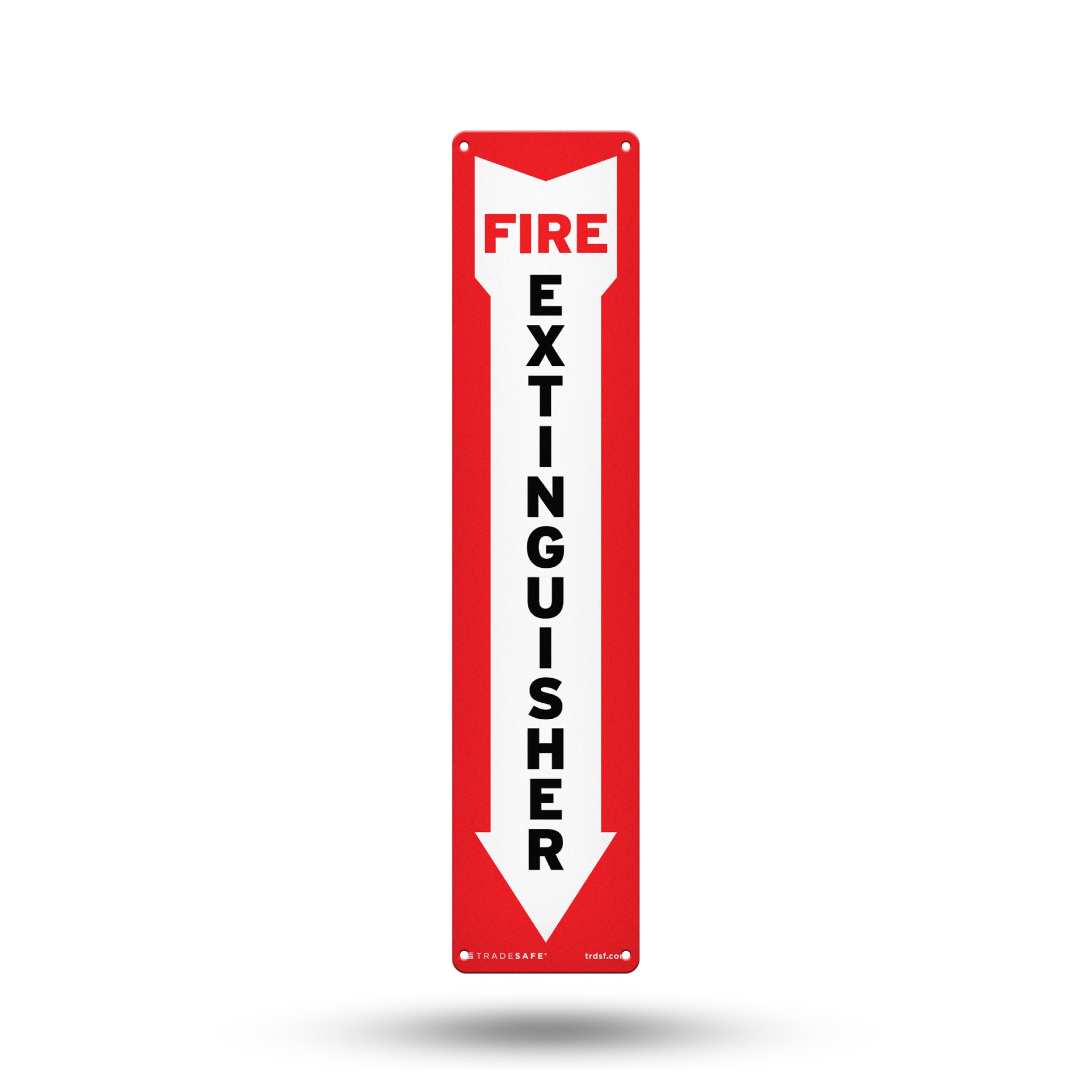 Conciliar Fortaleza Abuso Extintor de incendios debajo del letrero - Letrero de seguridad contra  incendios de aluminio | COMERCIO SEGURO – TRADESAFE