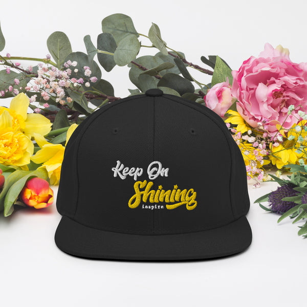 inspire Keep On Shining Snapback Hat