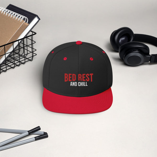 Bed Rest and Chill Snapback Hat