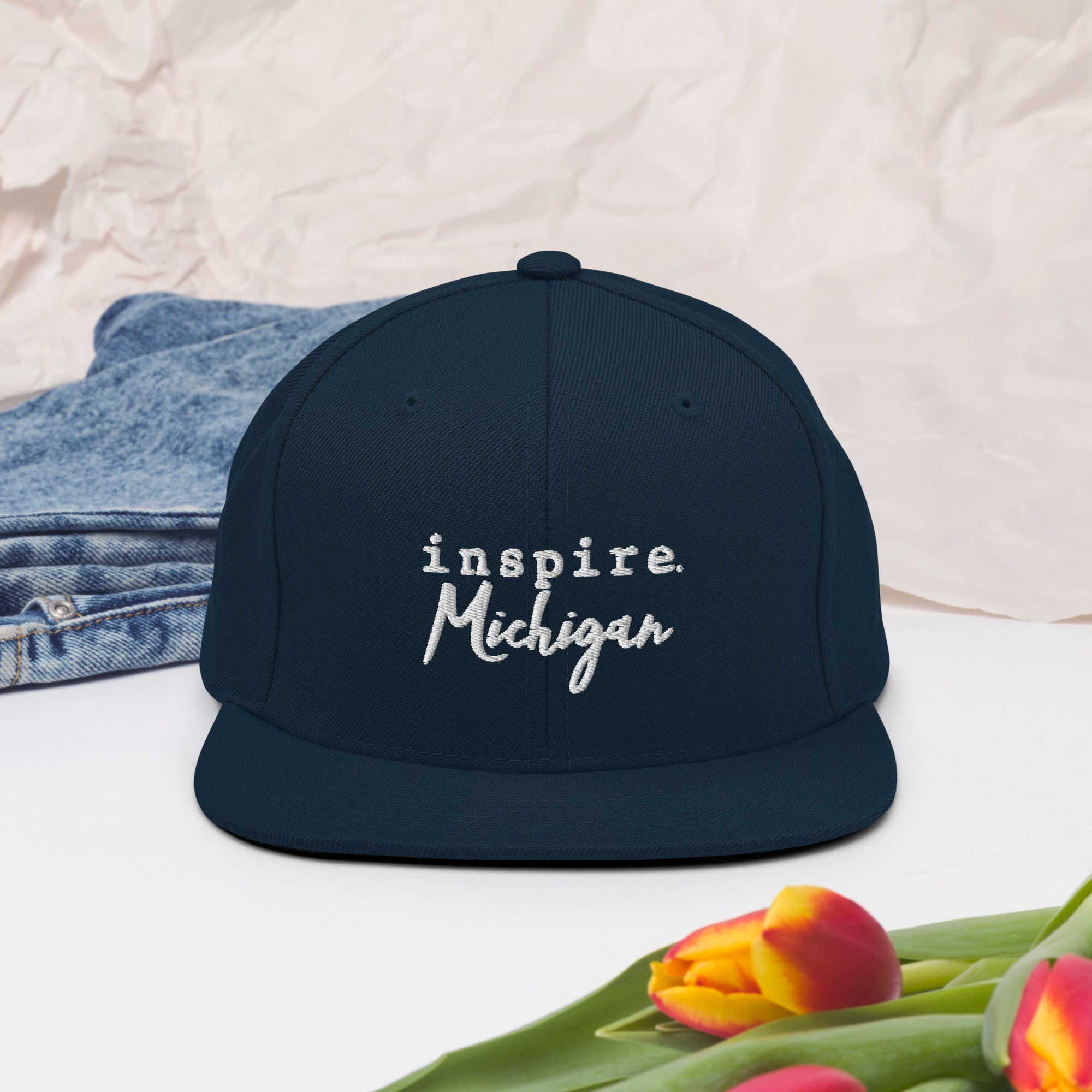 inspire Michigan Snapback Hat