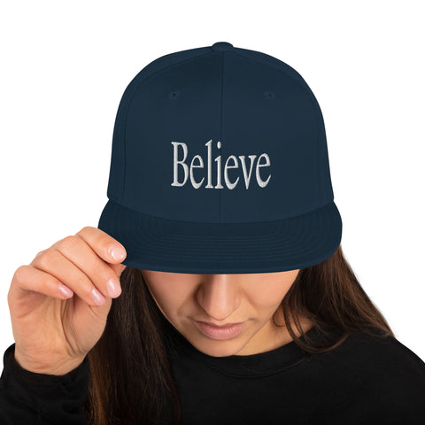 Believe Snapback Hat