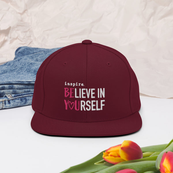 inspire Believe in Yourself Snapback Hat