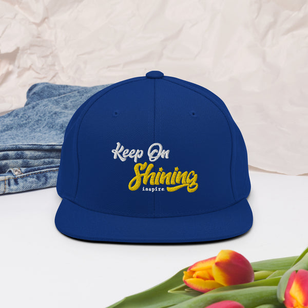 inspire Keep On Shining Snapback Hat