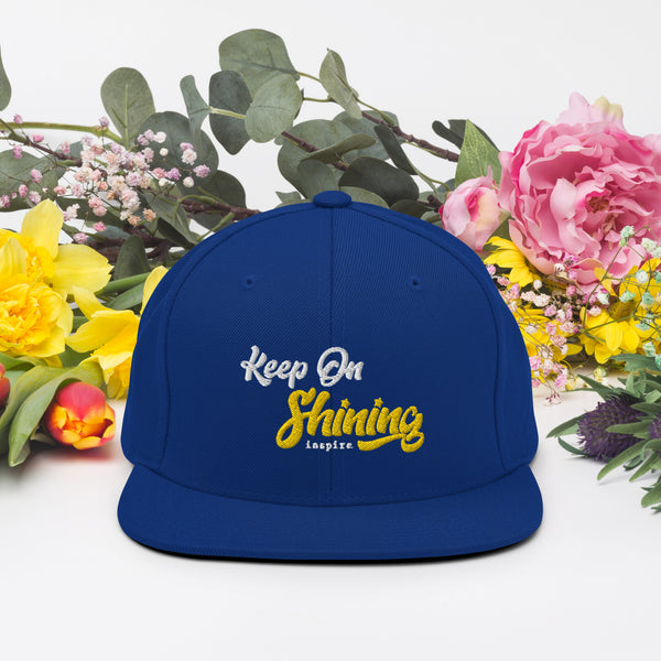 inspire Keep On Shining Snapback Hat