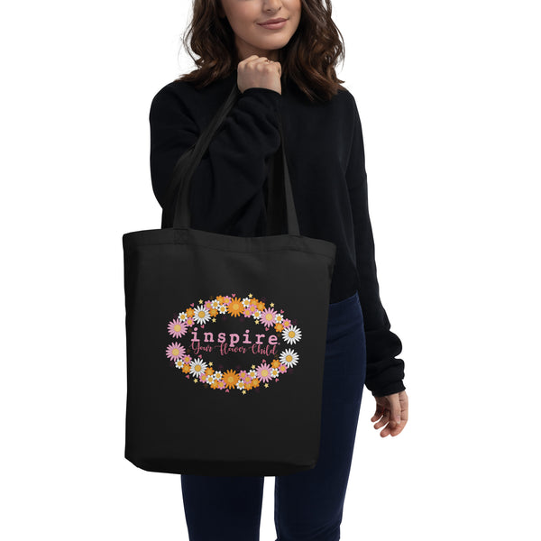 inspire Your inner Flower Child Eco Tote Bag