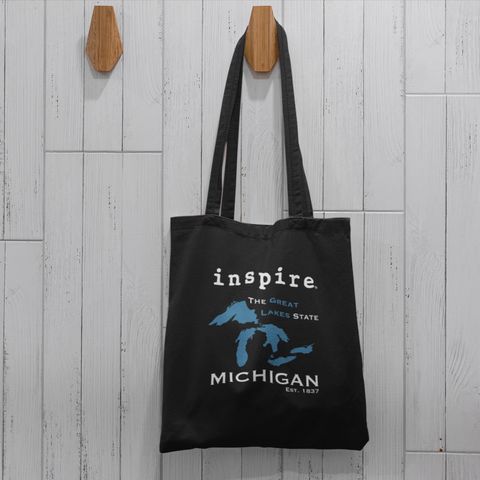 inspire The Great Lakes State Eco Tote Bag