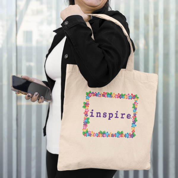 inspire Spring Flowers Eco Tote Bag