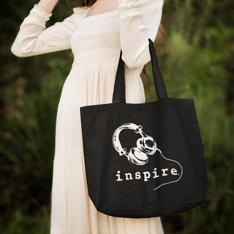 inspire Headphones Eco Tote Bag