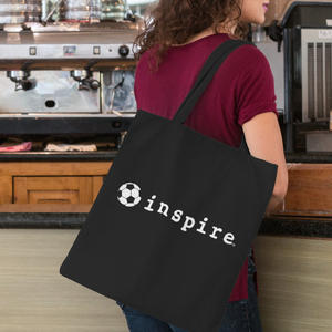 inspire Soccer Ball Eco Tote Bag