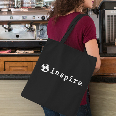 inspire Soccer Ball Eco Tote Bag