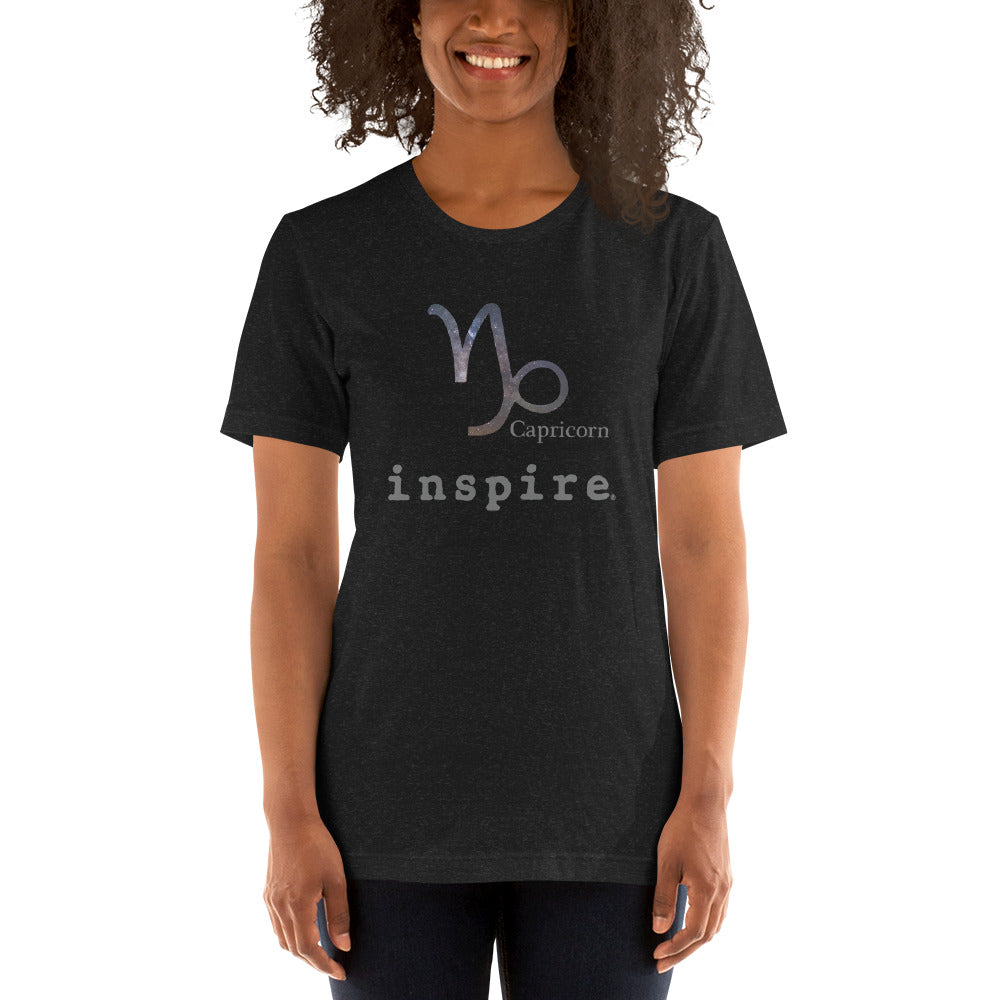 inspire Capricorn Zodiac Unisex t-shirt