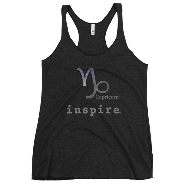 inspire Capricorn Zodiac Women's Racerback Tank