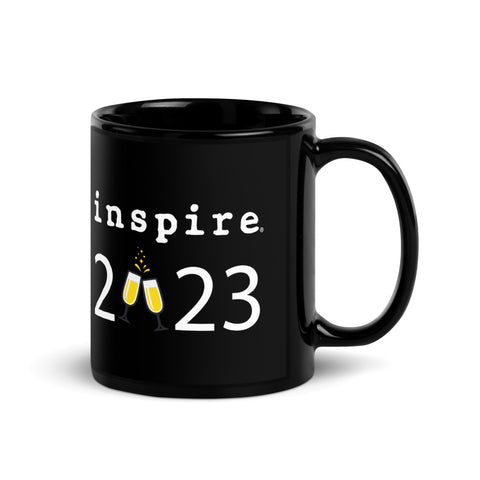 inspire 2023 with Glass Black Glossy Mug