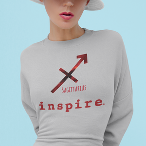 inspire Sagittarius Zodiac Unisex Crewneck