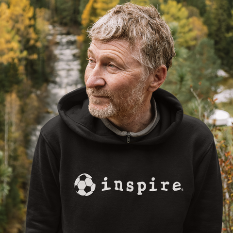 inspire Soccer Ball Unisex Hoodie