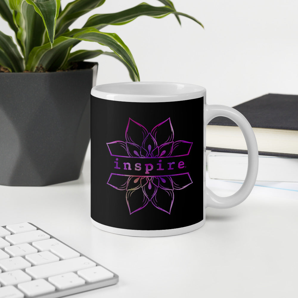 inspire Lotus Flower Coffee Mug