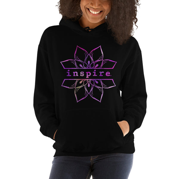 inspire Lotus Flower Unisex Hoodie