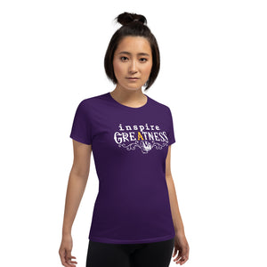 inspire Greatness Terrance Burney Inspired Champions Edition Women's Short Sleeve T-Shirt