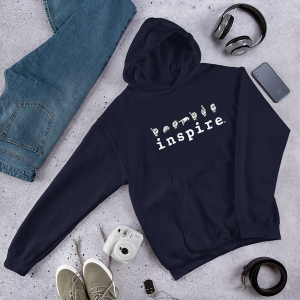 inspire ASL Sign Language Unisex Hoodie