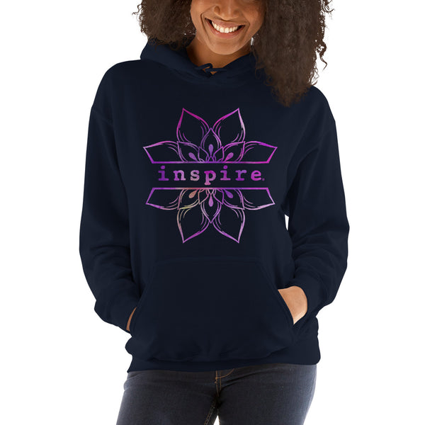 inspire Lotus Flower Unisex Hoodie