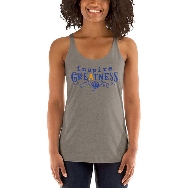 inspire Greatness Inspired By Terrance Burney Women's Racerback Tank