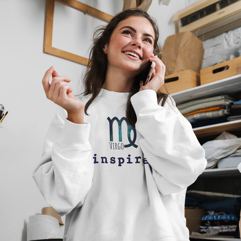 inspire Virgo Zodiac Unisex Crewneck