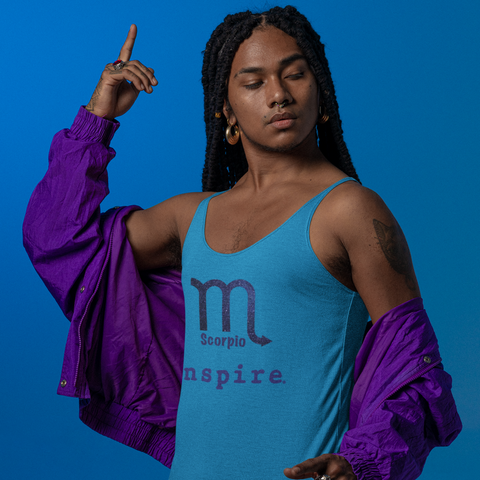 inspire Scorpio Zodiac Women's Racerback Tank