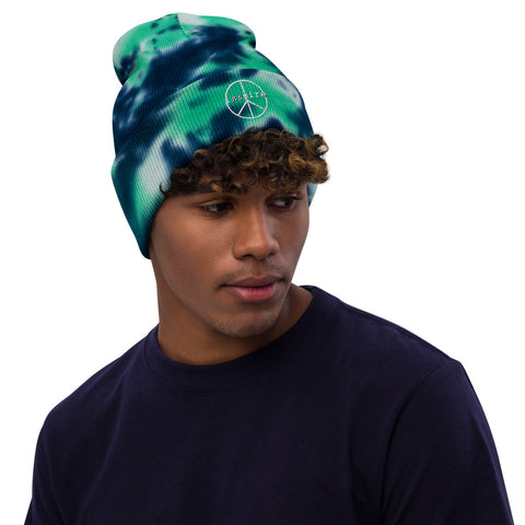 inspire Peace Sign Tie-dye beanie