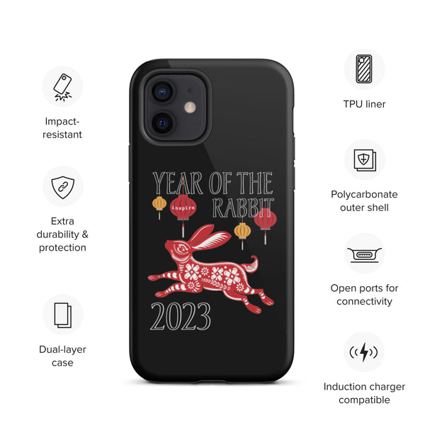 inspire Year of the Rabbit 2023 Tough iPhone case