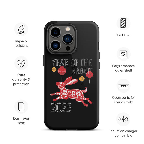 inspire Year of the Rabbit 2023 Tough iPhone case